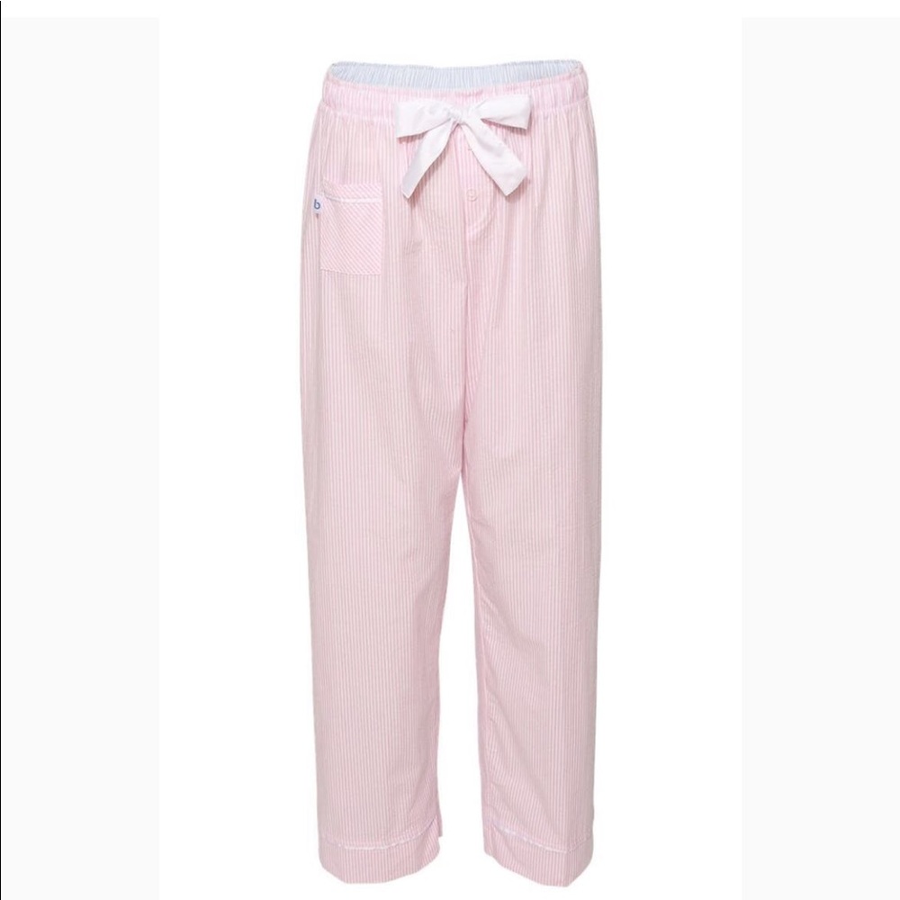 New Seersucker Pajamas Pants - Pink - size Large
